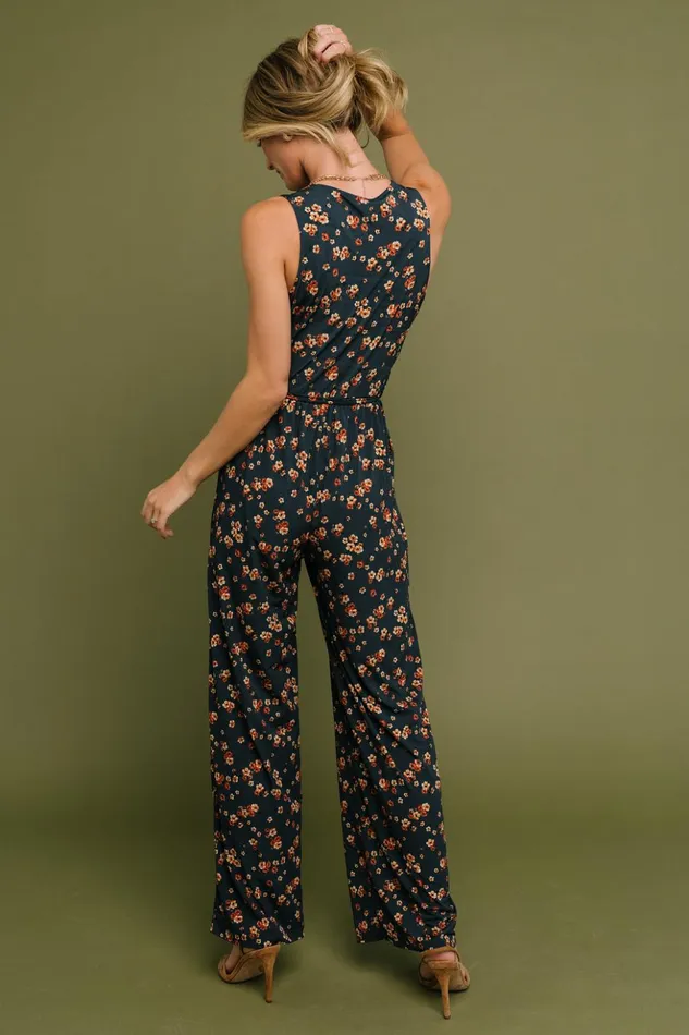 Baltic Born Jumpsuits and Rompers Ashlyn Jumpsuit Navy Floral 8211 Women Baltic Born Jumpsuits and Rompers Ashlyn Jumpsuit Navy Floral 8211 Women