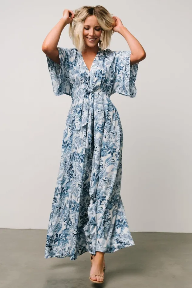 Baltic Born Jumpsuits and Rompers Byron Jumpsuit Blue Print 8211 Women