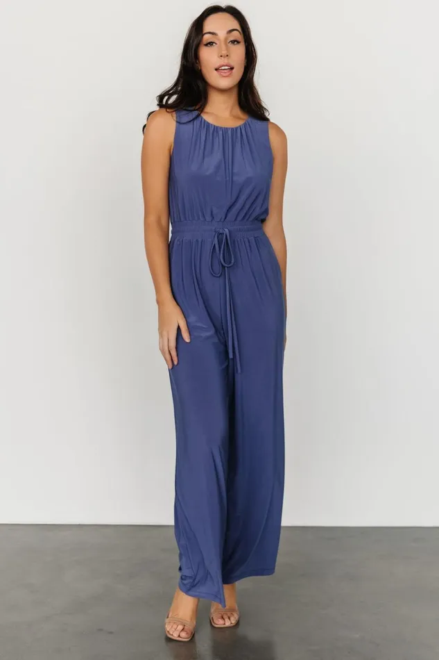 Baltic Born Jumpsuits and Rompers Dylan Jumpsuit French Blue 8211 Women