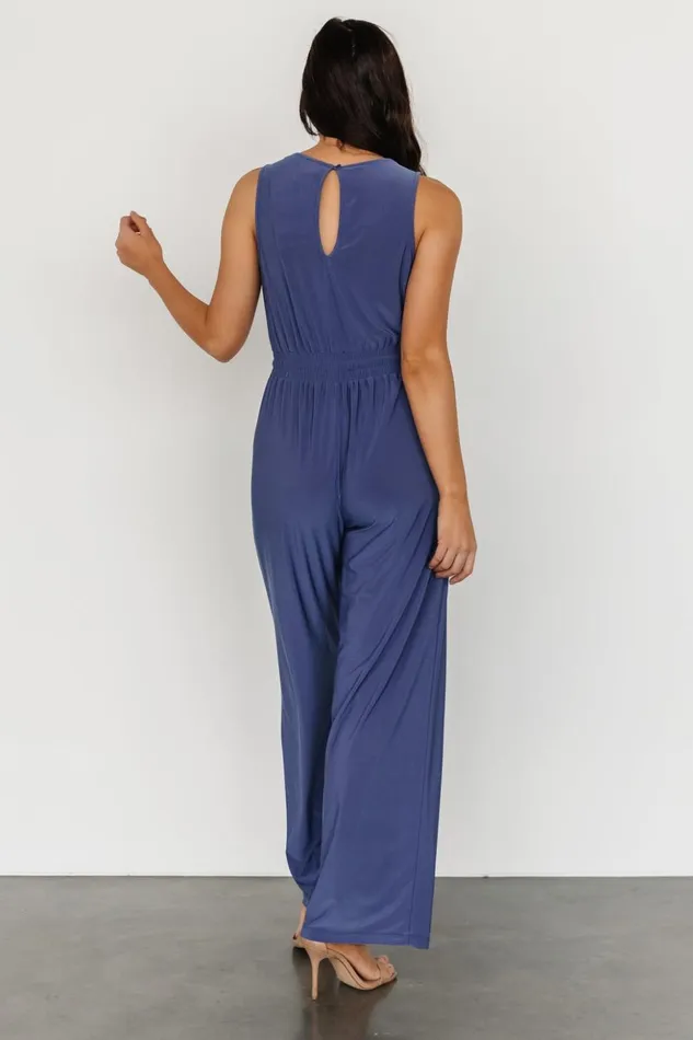 Baltic Born Jumpsuits and Rompers Dylan Jumpsuit French Blue 8211 Women Baltic Born Jumpsuits and Rompers Dylan Jumpsuit French Blue 8211 Women
