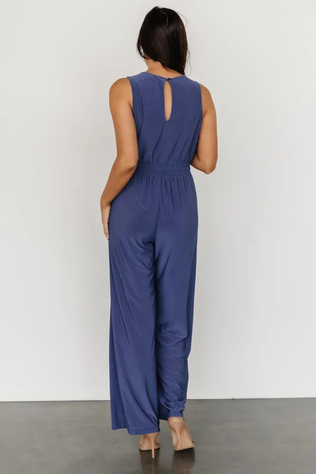 Baltic Born Jumpsuits and Rompers Dylan Jumpsuit French Blue 8211 Women Baltic Born Jumpsuits and Rompers Dylan Jumpsuit French Blue 8211 Women