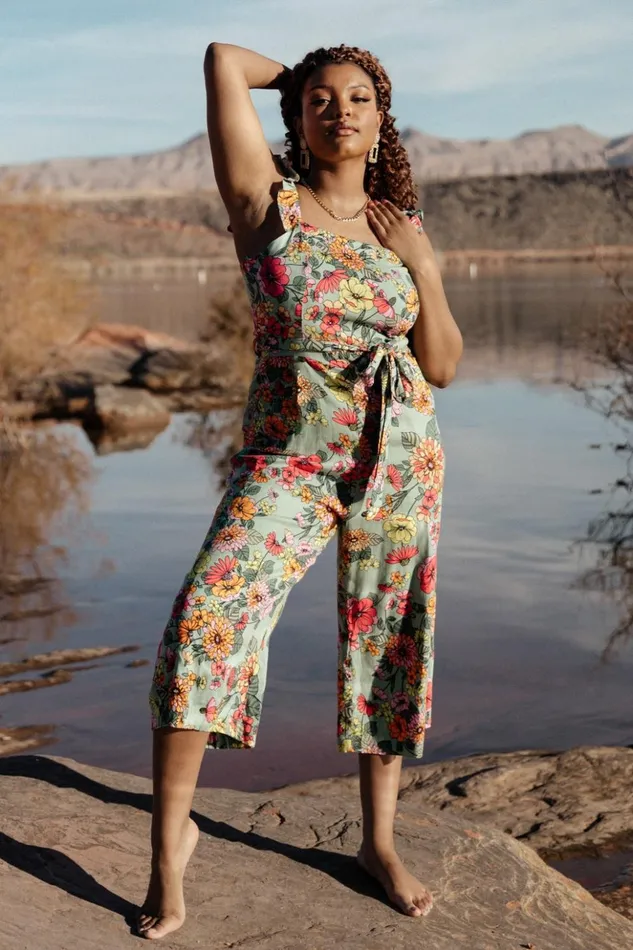 Baltic Born Jumpsuits and Rompers Gemma Jumpsuit Sage Multi 8211 Women Baltic Born Jumpsuits and Rompers Gemma Jumpsuit Sage Multi 8211 Women