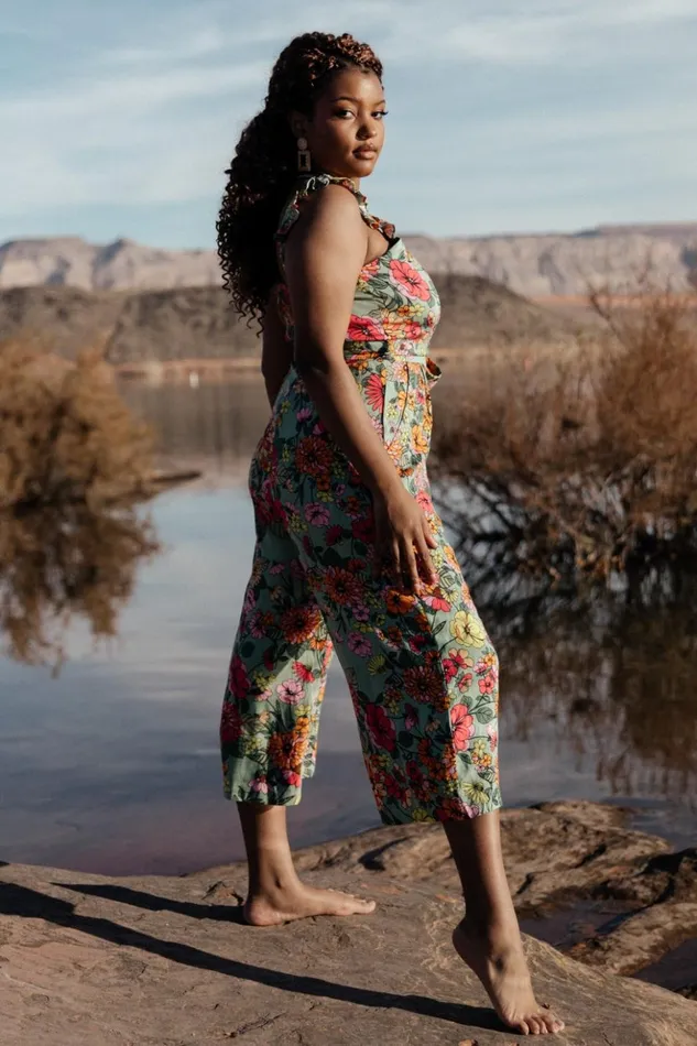 Baltic Born Jumpsuits and Rompers Gemma Jumpsuit Sage Multi 8211 Women Baltic Born Jumpsuits and Rompers Gemma Jumpsuit Sage Multi 8211 Women