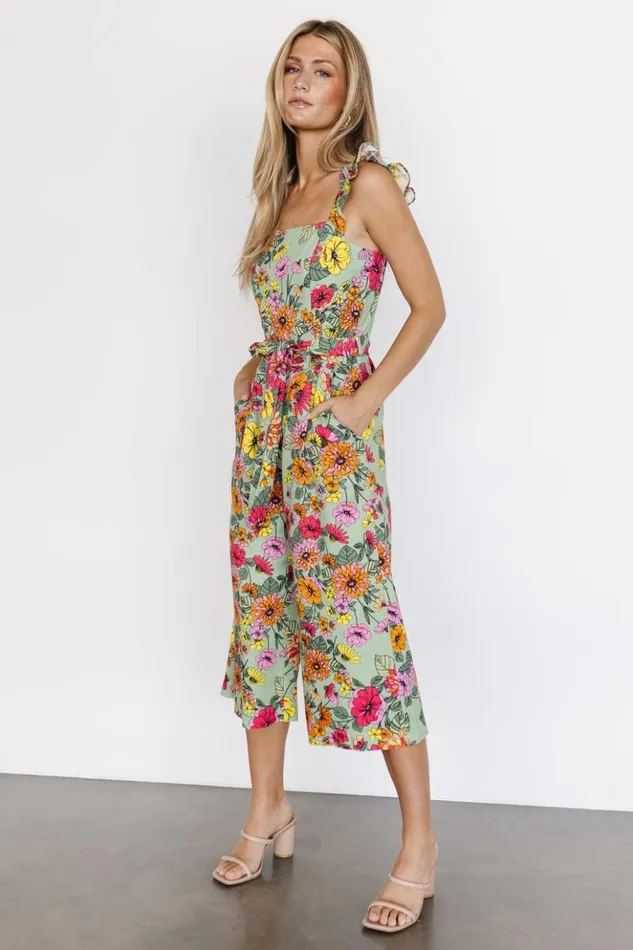 Baltic Born Jumpsuits and Rompers Gemma Jumpsuit Sage Multi 8211 Women Baltic Born Jumpsuits and Rompers Gemma Jumpsuit Sage Multi 8211 Women