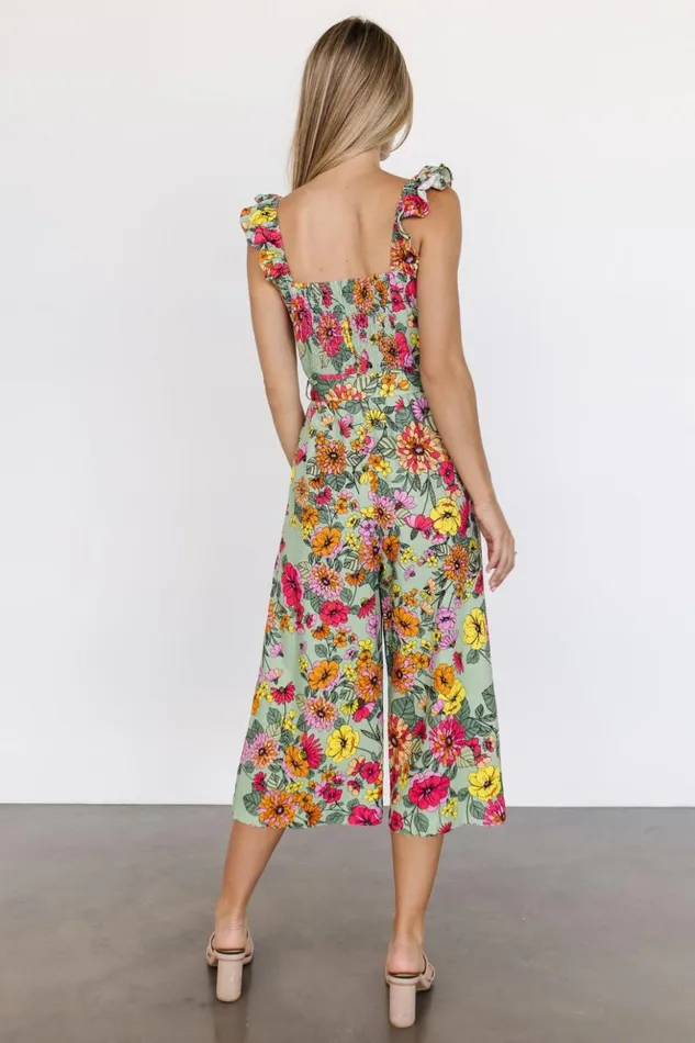 Baltic Born Jumpsuits and Rompers Gemma Jumpsuit Sage Multi 8211 Women Baltic Born Jumpsuits and Rompers Gemma Jumpsuit Sage Multi 8211 Women