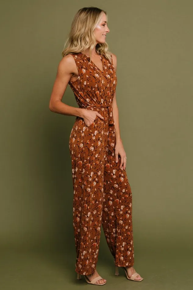 Baltic Born Jumpsuits and Rompers Grove Tank Jumpsuit Copper Multi 8211 Women Baltic Born Jumpsuits and Rompers Grove Tank Jumpsuit Copper Multi 8211 Women