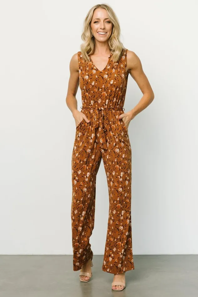 Baltic Born Jumpsuits and Rompers Grove Tank Jumpsuit Copper Multi 8211 Women Baltic Born Jumpsuits and Rompers Grove Tank Jumpsuit Copper Multi 8211 Women