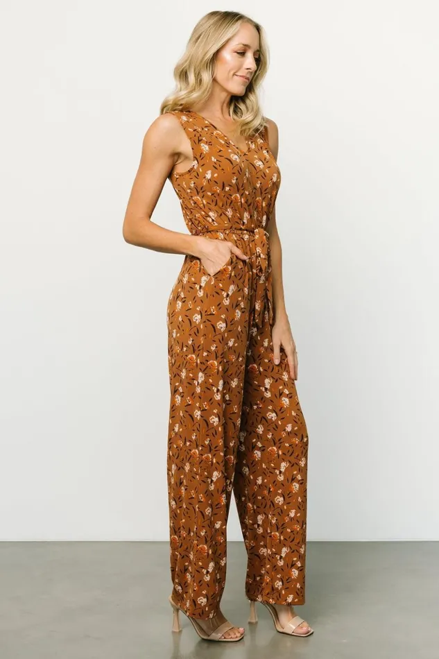 Baltic Born Jumpsuits and Rompers Grove Tank Jumpsuit Copper Multi 8211 Women Baltic Born Jumpsuits and Rompers Grove Tank Jumpsuit Copper Multi 8211 Women
