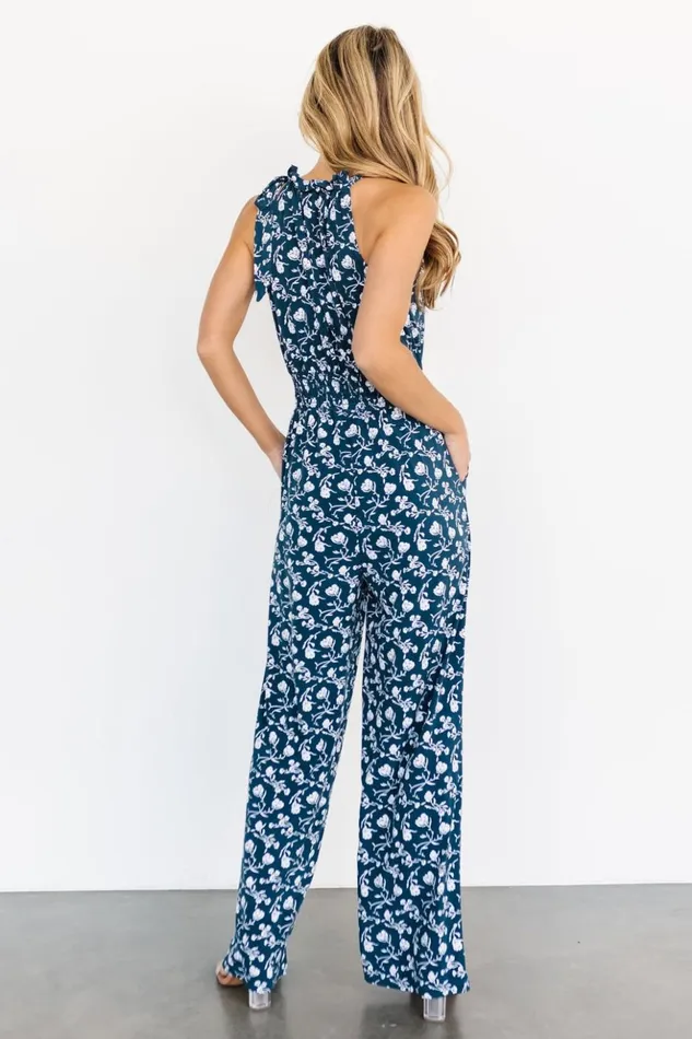 Baltic Born Jumpsuits and Rompers Ida Jumpsuit Topaz Floral 8211 Women Baltic Born Jumpsuits and Rompers Ida Jumpsuit Topaz Floral 8211 Women