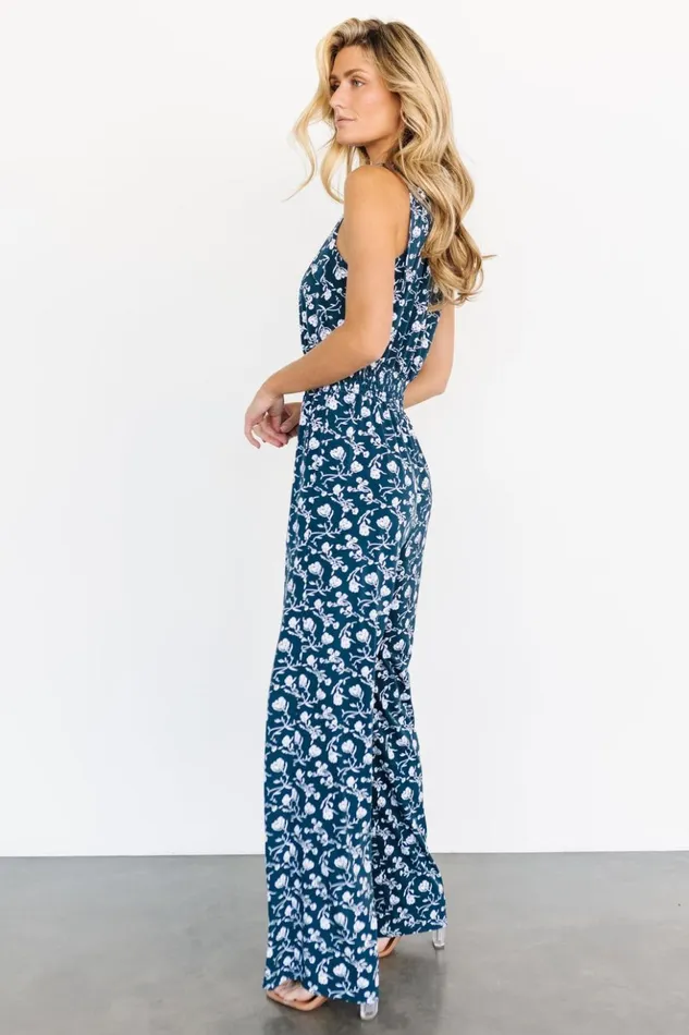 Baltic Born Jumpsuits and Rompers Ida Jumpsuit Topaz Floral 8211 Women Baltic Born Jumpsuits and Rompers Ida Jumpsuit Topaz Floral 8211 Women