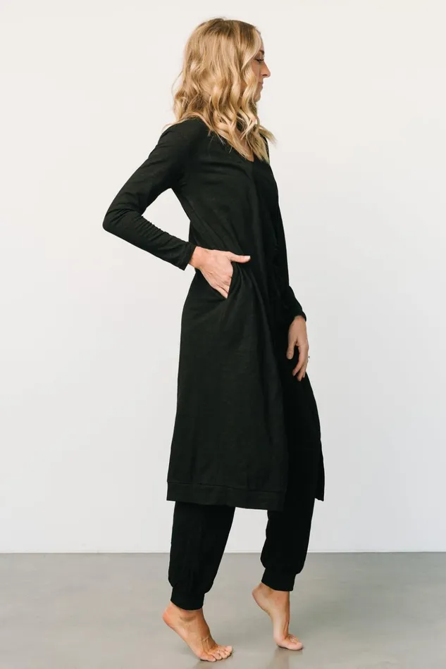 Baltic Born Jumpsuits and Rompers Janae Jumpsuit Cardigan Set Black 8211 Women