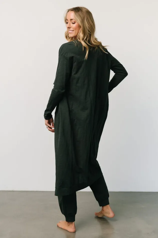 Baltic Born Jumpsuits and Rompers Janae Jumpsuit Cardigan Set Dark Green 8211 Women