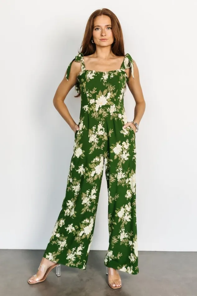 Baltic Born Jumpsuits and Rompers Naples Sleeveless Jumpsuit Olive Multi 8211 Women Baltic Born Jumpsuits and Rompers Naples Sleeveless Jumpsuit Olive Multi 8211 Women