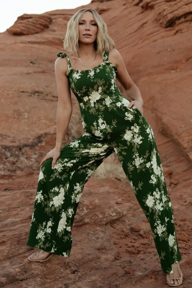 Baltic Born Jumpsuits and Rompers Naples Sleeveless Jumpsuit Olive Multi 8211 Women Baltic Born Jumpsuits and Rompers Naples Sleeveless Jumpsuit Olive Multi 8211 Women