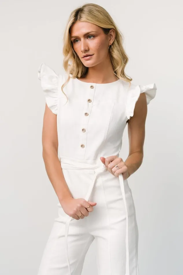 Baltic Born Jumpsuits and Rompers Ramy Jumpsuit Off White 8211 Women Baltic Born Jumpsuits and Rompers Ramy Jumpsuit Off White 8211 Women