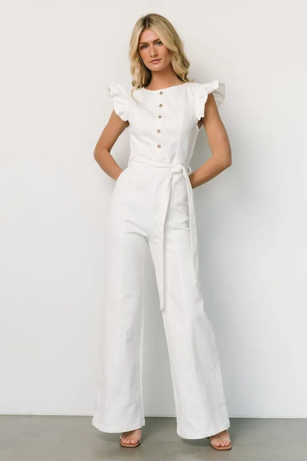 Baltic Born Jumpsuits and Rompers Ramy Jumpsuit Off White 8211 Women Baltic Born Jumpsuits and Rompers Ramy Jumpsuit Off White 8211 Women