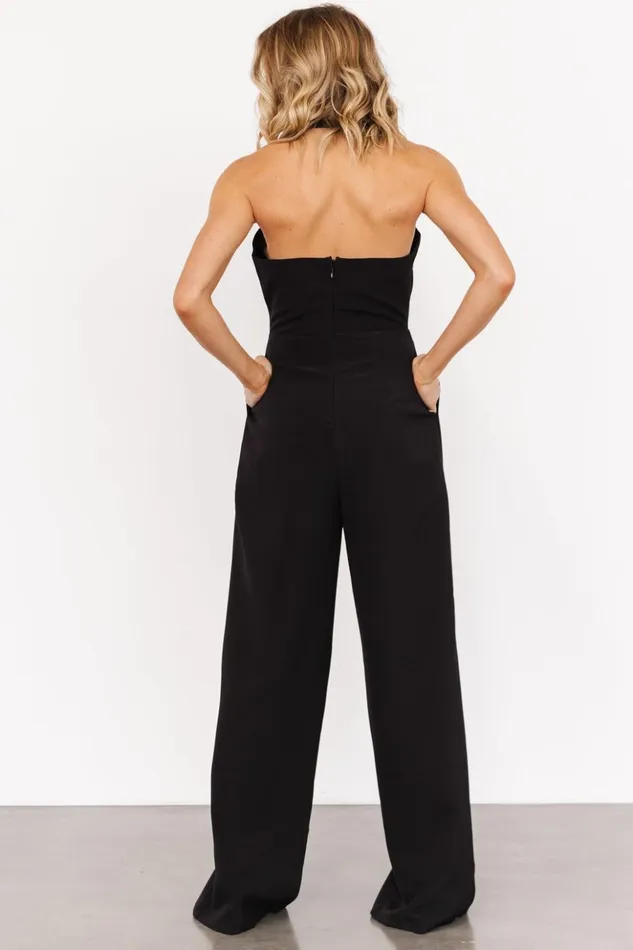 Baltic Born Jumpsuits and Rompers Romeo Halter Jumpsuit Black 8211 Women Baltic Born Jumpsuits and Rompers Romeo Halter Jumpsuit Black 8211 Women