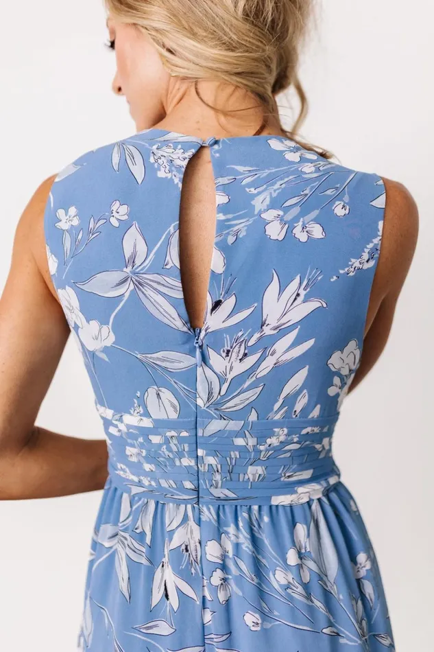 Baltic Born Jumpsuits and Rompers Rowe Sleeveless Jumpsuit Blue 8211 Women Baltic Born Jumpsuits and Rompers Rowe Sleeveless Jumpsuit Blue 8211 Women