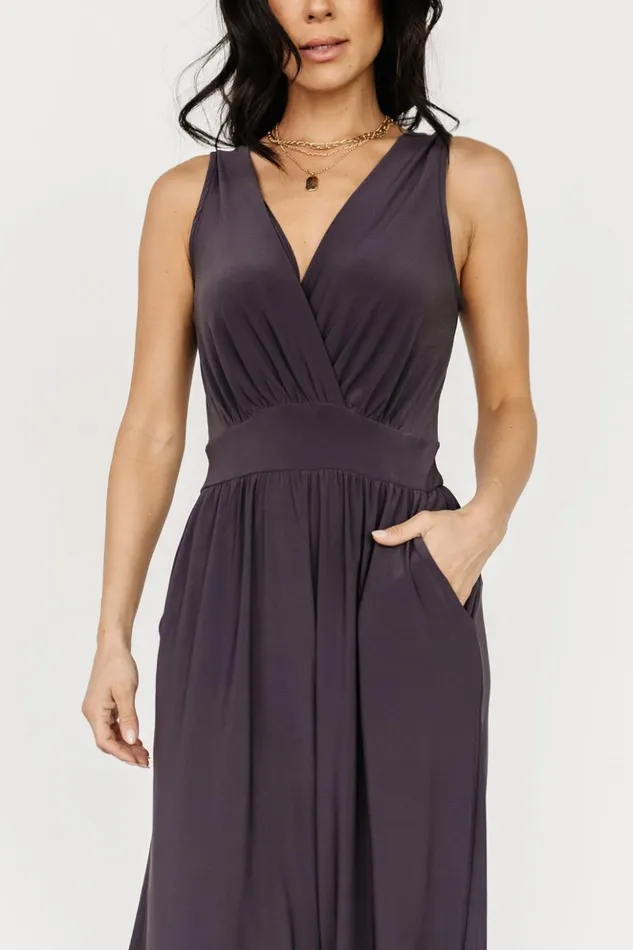 Baltic Born Jumpsuits and Rompers Rudie Sleeveless Jumpsuit Charcoal 8211 Women Baltic Born Jumpsuits and Rompers Rudie Sleeveless Jumpsuit Charcoal 8211 Women