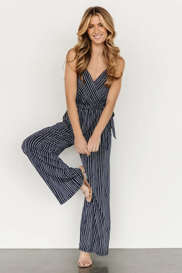 Baltic Born Jumpsuits and Rompers Zuri Tank Jumpsuit Navy Stripe 8211 Women Baltic Born Jumpsuits and Rompers Zuri Tank Jumpsuit Navy Stripe 8211 Women