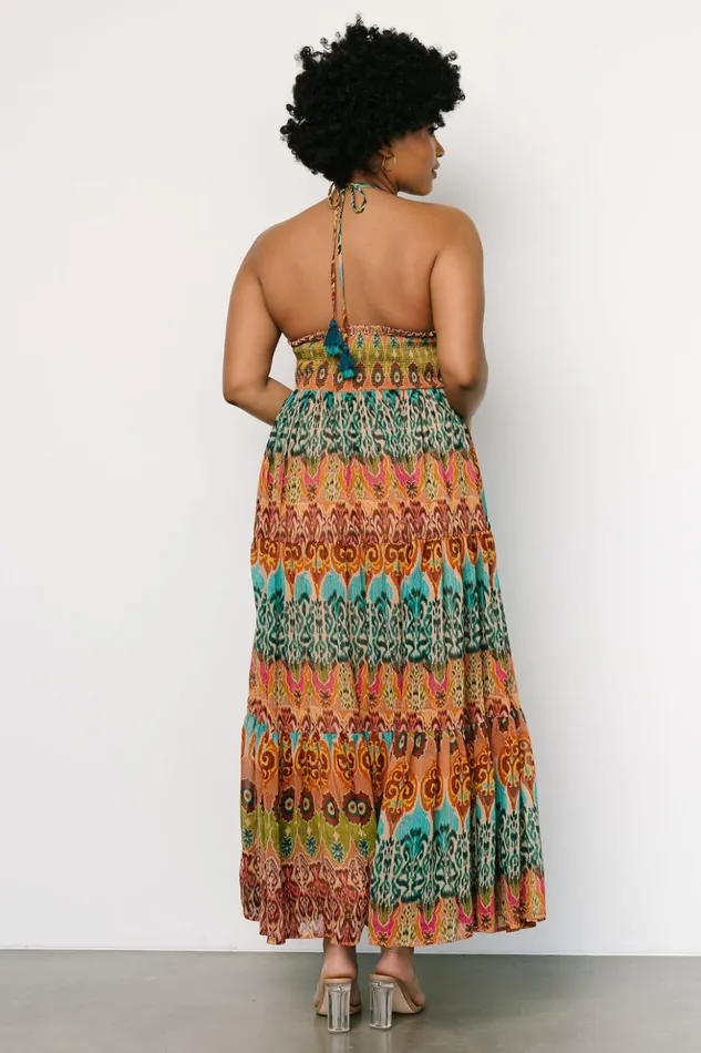 Baltic Born Maxi Dresses Alba Halter Maxi Dress Multi 8211 Women Baltic Born Maxi Dresses Alba Halter Maxi Dress Multi 8211 Women