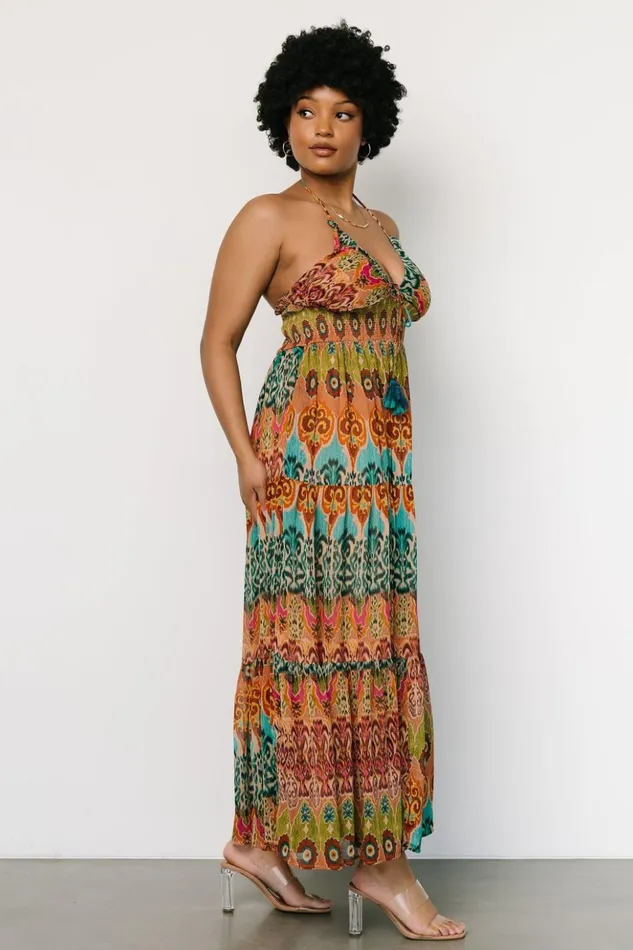 Baltic Born Maxi Dresses Alba Halter Maxi Dress Multi 8211 Women Baltic Born Maxi Dresses Alba Halter Maxi Dress Multi 8211 Women