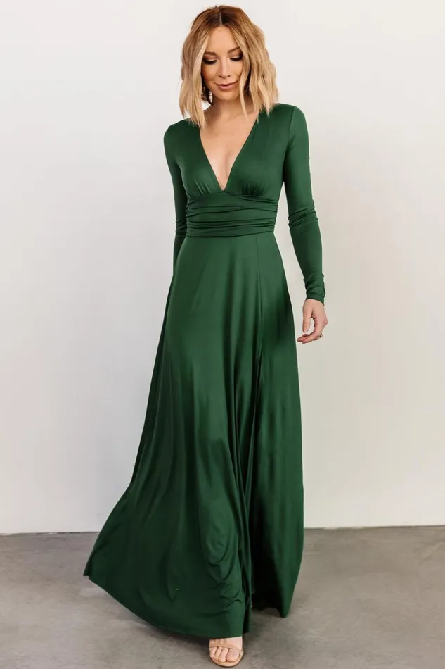 Baltic Born Maxi Dresses Arianna Maxi Dress Hunter Green 8211 Women Baltic Born Maxi Dresses Arianna Maxi Dress Hunter Green 8211 Women