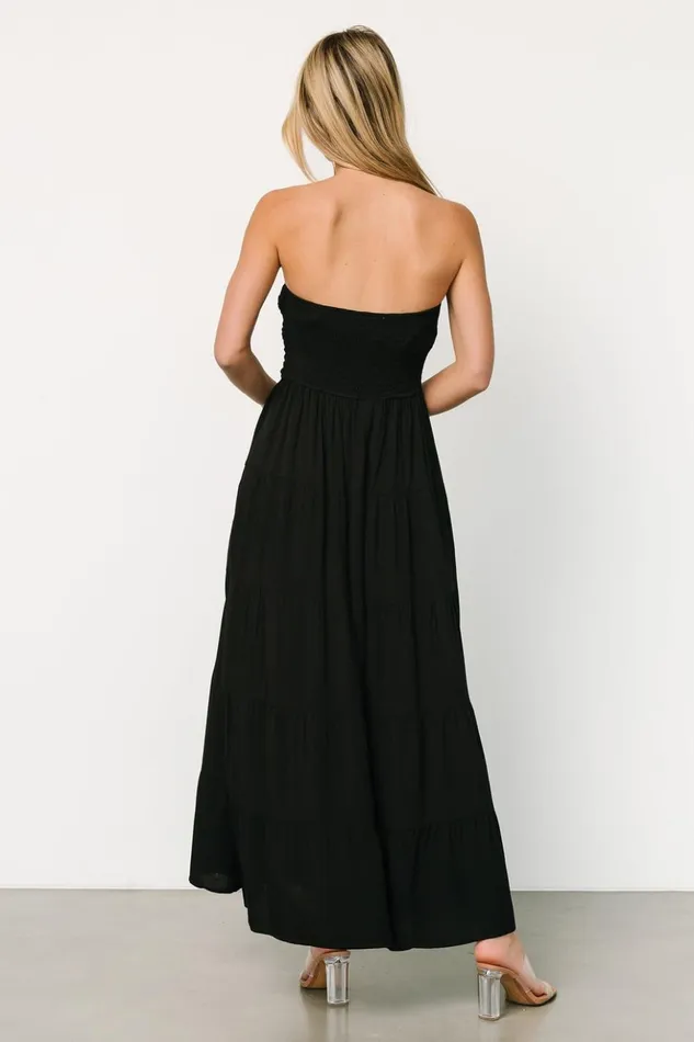 Baltic Born Maxi Dresses Domenica Strapless Maxi Dress Black 8211 Women Baltic Born Maxi Dresses Domenica Strapless Maxi Dress Black 8211 Women