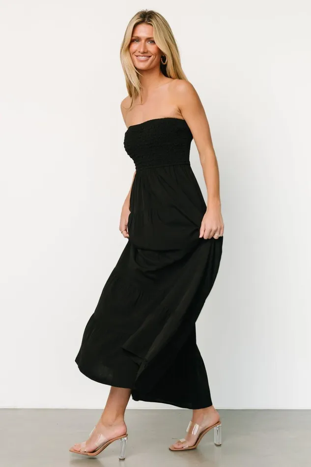 Baltic Born Maxi Dresses Domenica Strapless Maxi Dress Black 8211 Women Baltic Born Maxi Dresses Domenica Strapless Maxi Dress Black 8211 Women