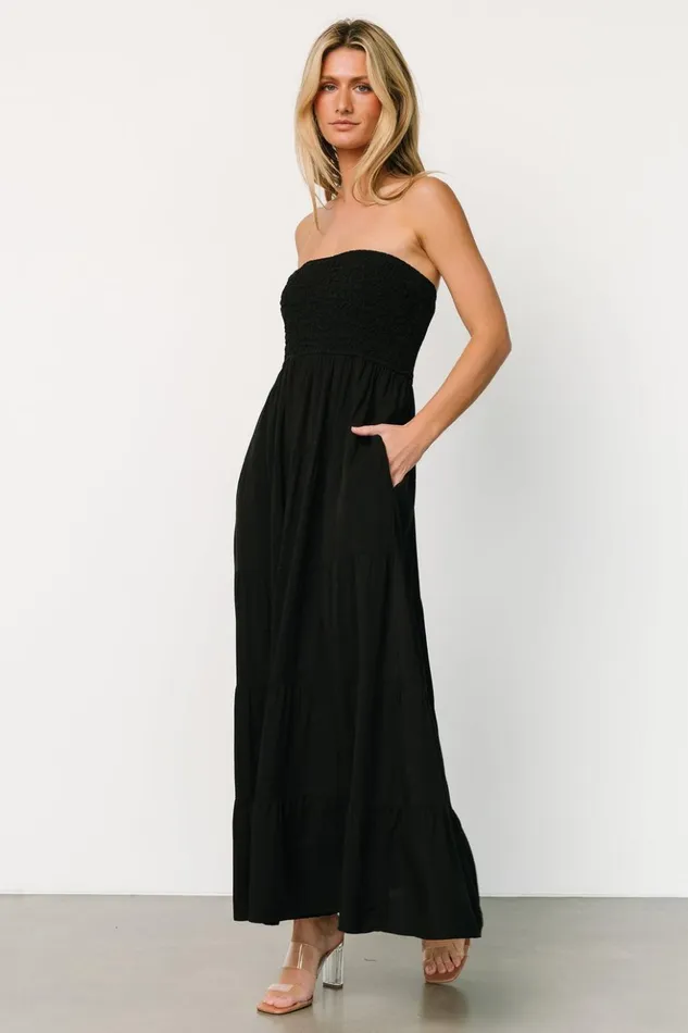 Baltic Born Maxi Dresses Domenica Strapless Maxi Dress Black 8211 Women Baltic Born Maxi Dresses Domenica Strapless Maxi Dress Black 8211 Women