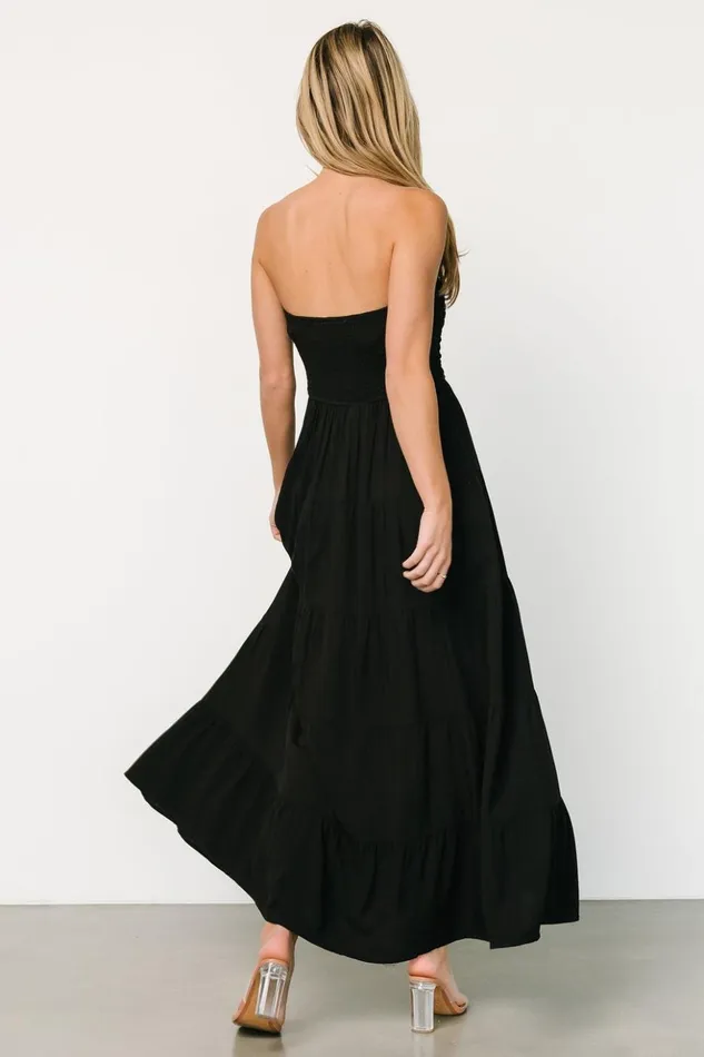 Baltic Born Maxi Dresses Domenica Strapless Maxi Dress Black 8211 Women Baltic Born Maxi Dresses Domenica Strapless Maxi Dress Black 8211 Women