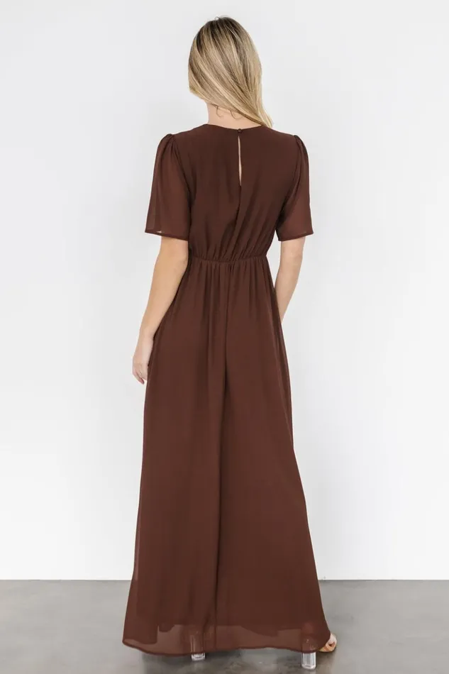 Baltic Born Maxi Dresses Esti Maxi Dress Espresso 8211 Women Baltic Born Maxi Dresses Esti Maxi Dress Espresso 8211 Women