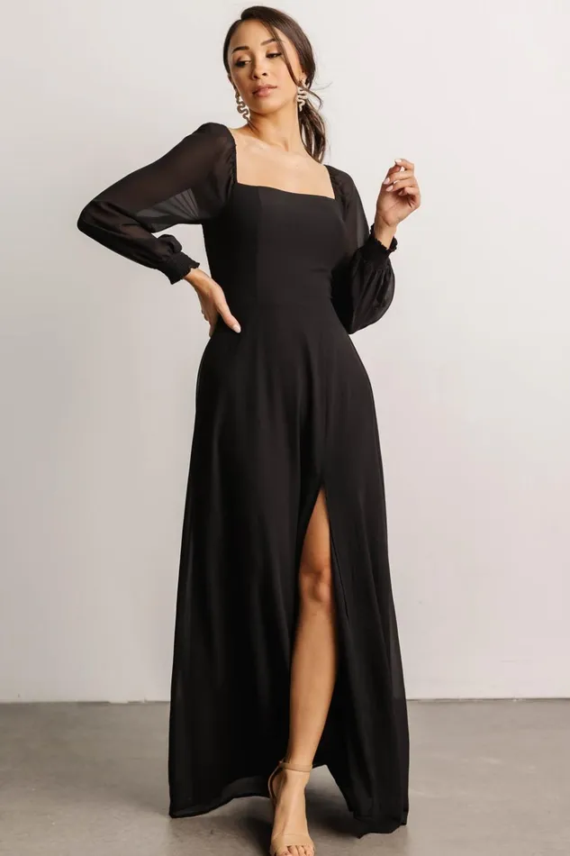 Baltic Born Maxi Dresses Giselle Maxi Dress Black 8211 Women Baltic Born Maxi Dresses Giselle Maxi Dress Black 8211 Women