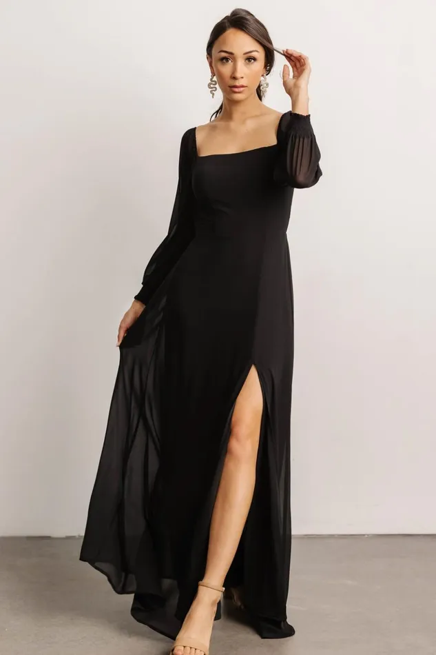 Baltic Born Maxi Dresses Giselle Maxi Dress Black 8211 Women Baltic Born Maxi Dresses Giselle Maxi Dress Black 8211 Women