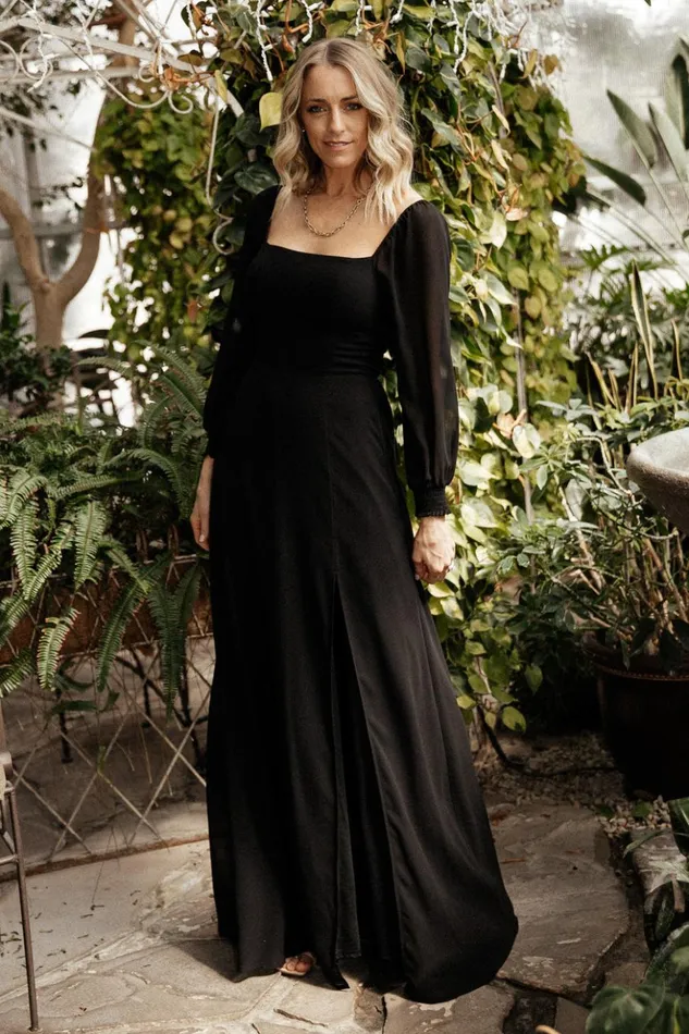 Baltic Born Maxi Dresses Giselle Maxi Dress Black 8211 Women Baltic Born Maxi Dresses Giselle Maxi Dress Black 8211 Women