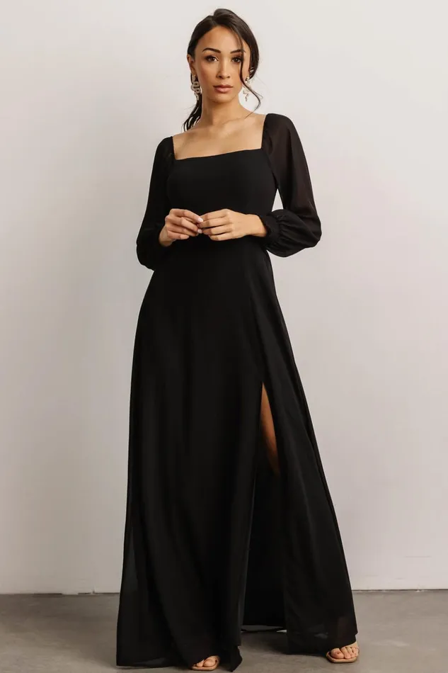 Baltic Born Maxi Dresses Giselle Maxi Dress Black 8211 Women Baltic Born Maxi Dresses Giselle Maxi Dress Black 8211 Women