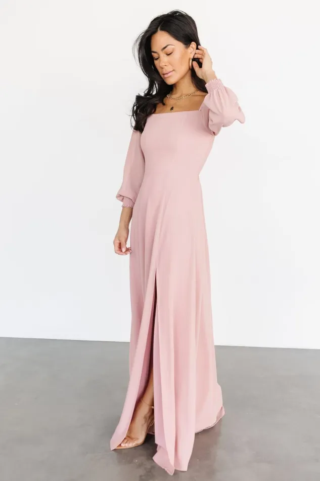 Baltic Born Maxi Dresses Giselle Maxi Dress Blush 8211 Women Baltic Born Maxi Dresses Giselle Maxi Dress Blush 8211 Women