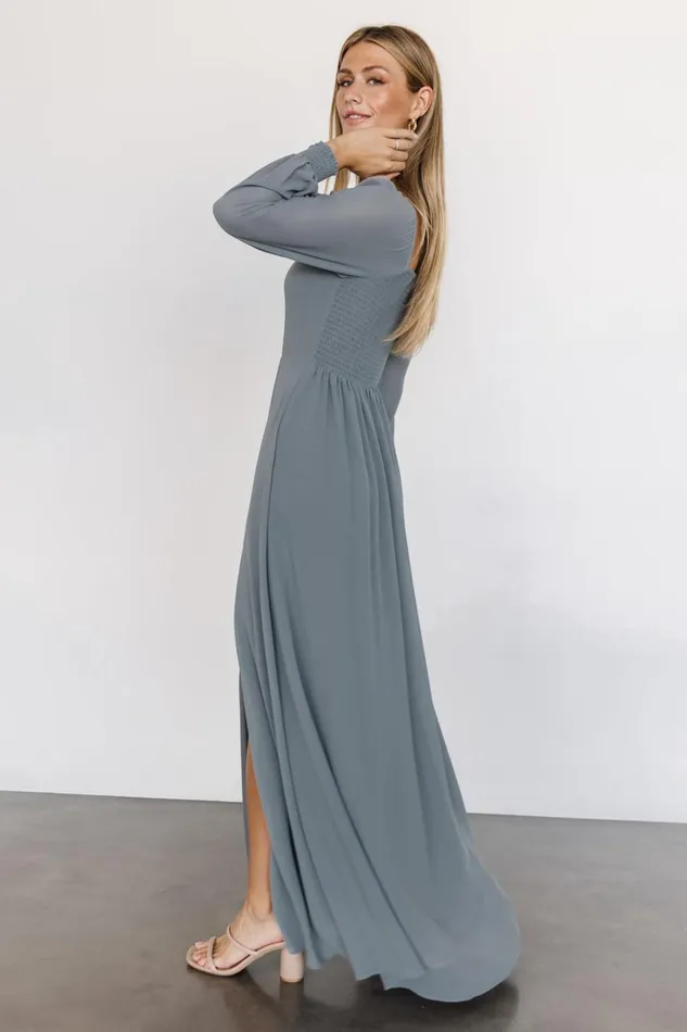 Baltic Born Maxi Dresses Giselle Maxi Dress Dusty Blue 8211 Women Baltic Born Maxi Dresses Giselle Maxi Dress Dusty Blue 8211 Women