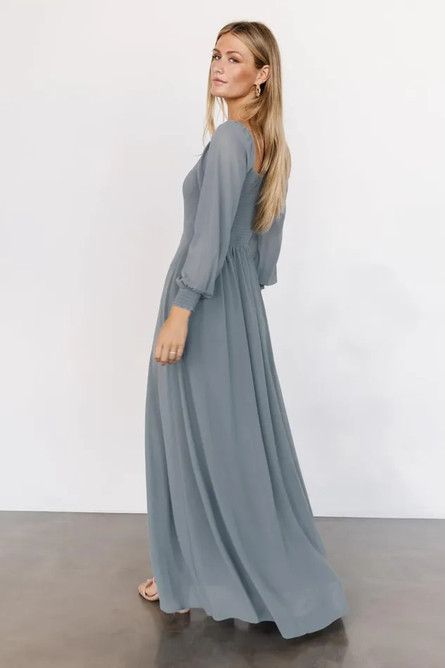 Baltic Born Maxi Dresses Giselle Maxi Dress Dusty Blue 8211 Women Baltic Born Maxi Dresses Giselle Maxi Dress Dusty Blue 8211 Women