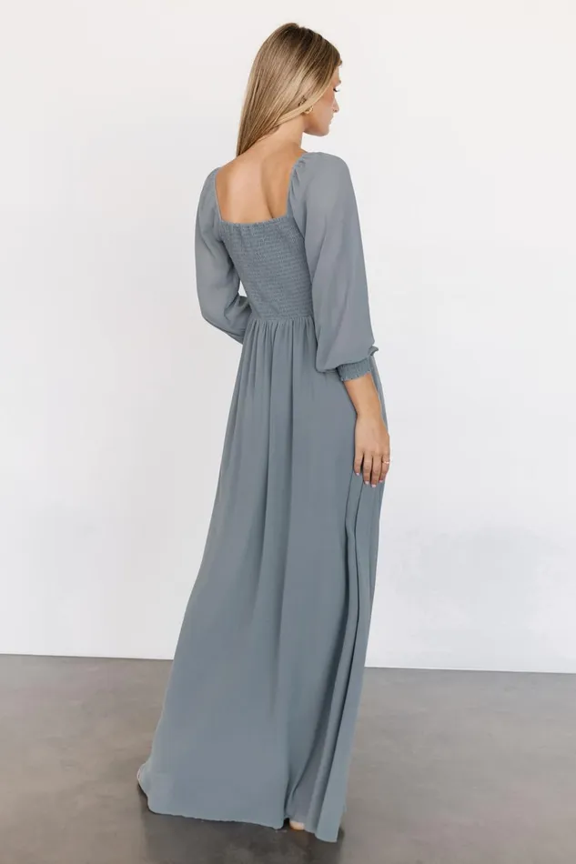 Baltic Born Maxi Dresses Giselle Maxi Dress Dusty Blue 8211 Women Baltic Born Maxi Dresses Giselle Maxi Dress Dusty Blue 8211 Women