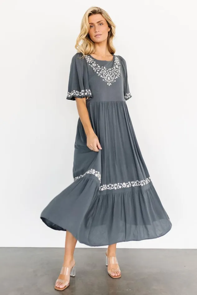 Baltic Born Maxi Dresses Jocelyn Maxi Dress Dark Slate 8211 Women
