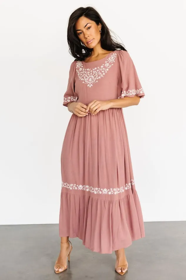 Baltic Born Maxi Dresses Jocelyn Maxi Dress Dusty Mauve 8211 Women