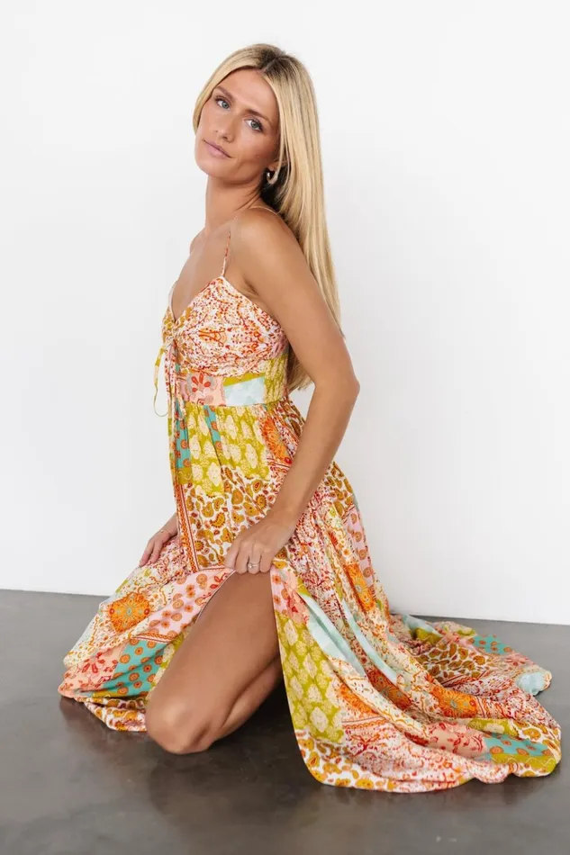 Baltic Born Maxi Dresses Kamari Tank Maxi Dress Multi Print 8211 Women Baltic Born Maxi Dresses Kamari Tank Maxi Dress Multi Print 8211 Women