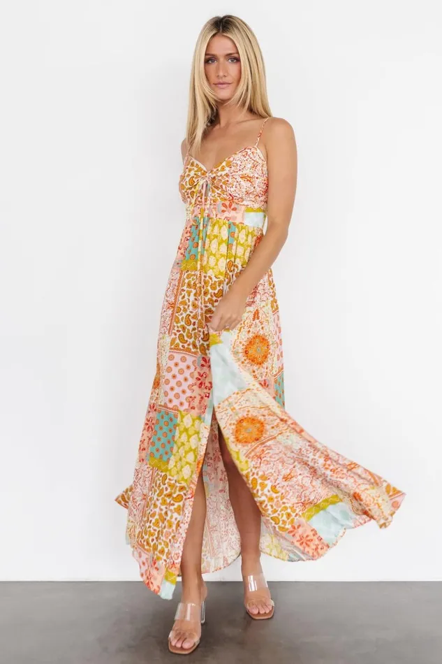 Baltic Born Maxi Dresses Kamari Tank Maxi Dress Multi Print 8211 Women Baltic Born Maxi Dresses Kamari Tank Maxi Dress Multi Print 8211 Women