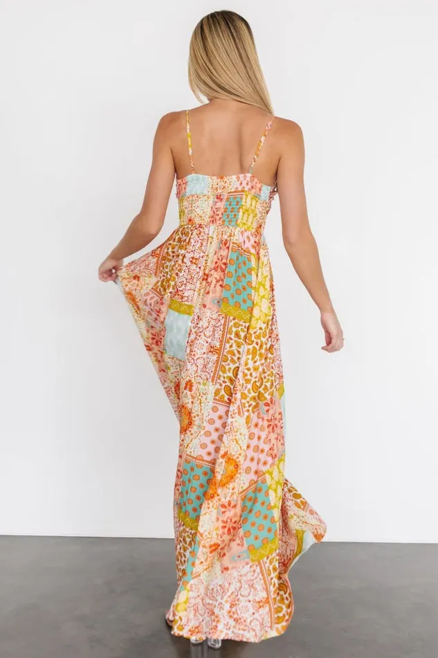 Baltic Born Maxi Dresses Kamari Tank Maxi Dress Multi Print 8211 Women Baltic Born Maxi Dresses Kamari Tank Maxi Dress Multi Print 8211 Women