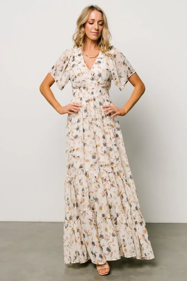Baltic Born Maxi Dresses Katherine Maxi Dress Multi Floral 8211 Women Baltic Born Maxi Dresses Katherine Maxi Dress Multi Floral 8211 Women