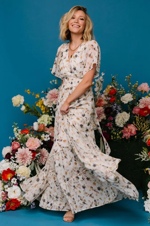 Baltic Born Maxi Dresses Katherine Maxi Dress Multi Floral 8211 Women Baltic Born Maxi Dresses Katherine Maxi Dress Multi Floral 8211 Women