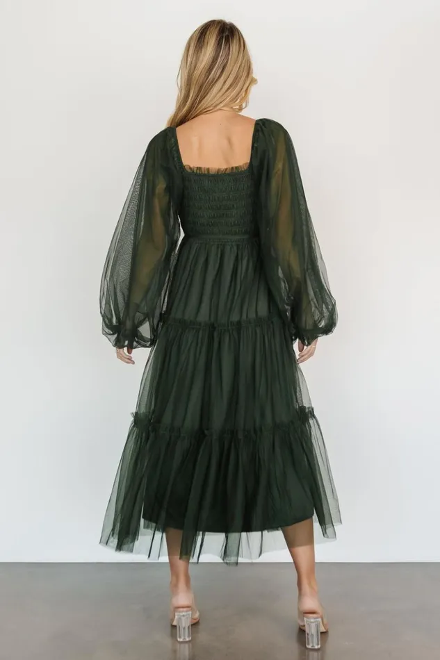 Baltic Born Maxi Dresses Katrina Tulle Maxi Dress Dark Green 8211 Women Baltic Born Maxi Dresses Katrina Tulle Maxi Dress Dark Green 8211 Women