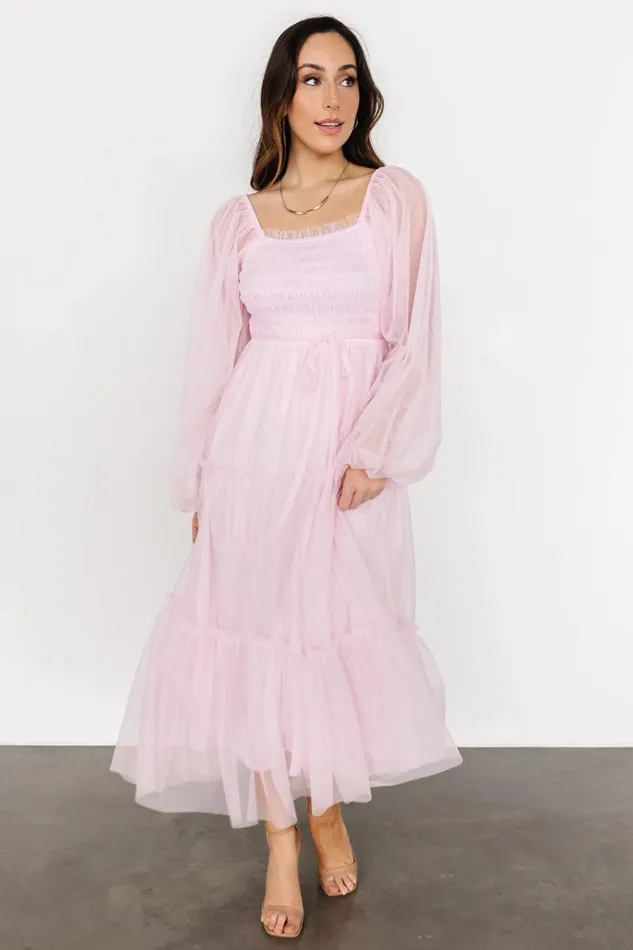Baltic Born Maxi Dresses Katrina Tulle Maxi Dress Light Rose 8211 Women
