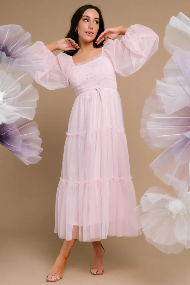 Baltic Born Maxi Dresses Katrina Tulle Maxi Dress Light Rose 8211 Women Baltic Born Maxi Dresses Katrina Tulle Maxi Dress Light Rose 8211 Women